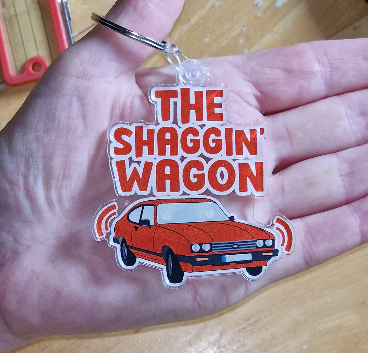 The Shaggin Wagon Keyring