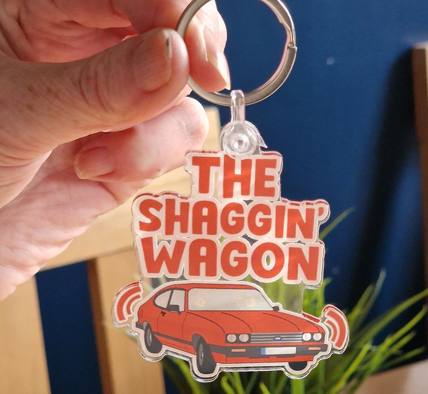 The Shaggin Wagon Keyring