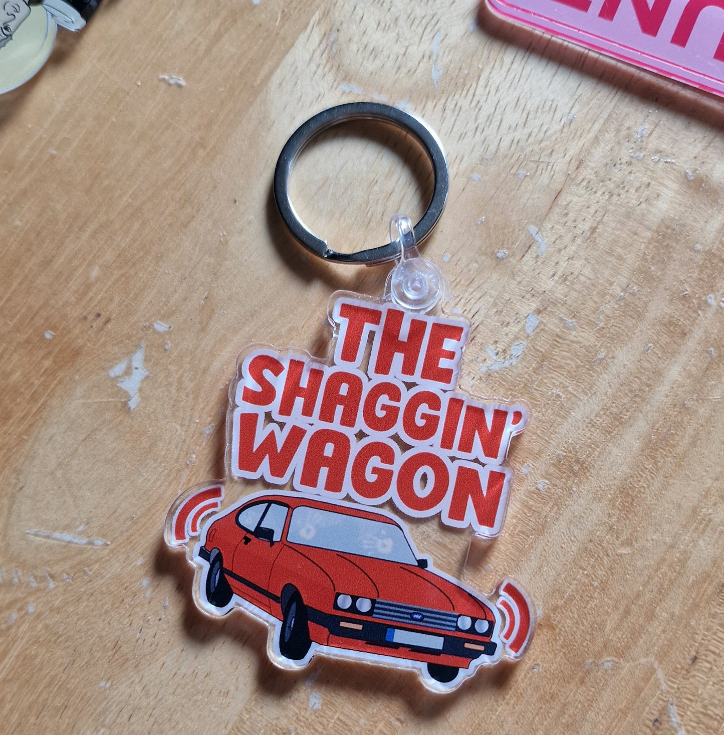 The Shaggin Wagon Keyring