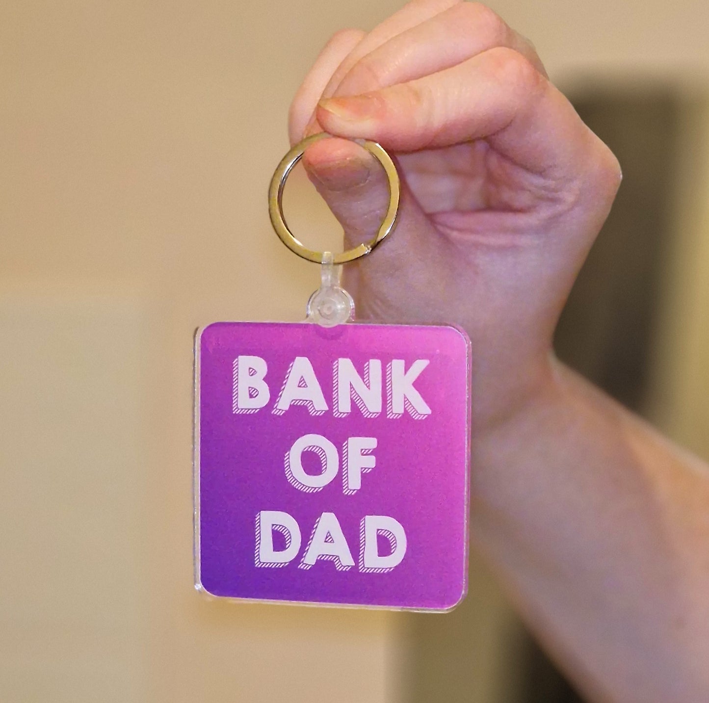 Bank Of Dad Keyring