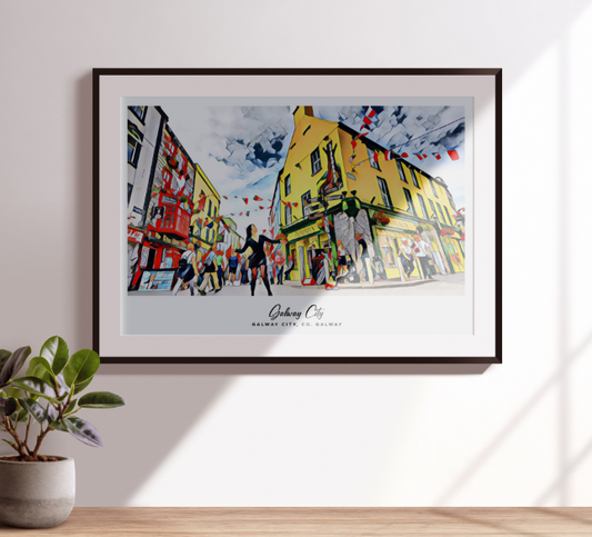 Galway City - Premium Print