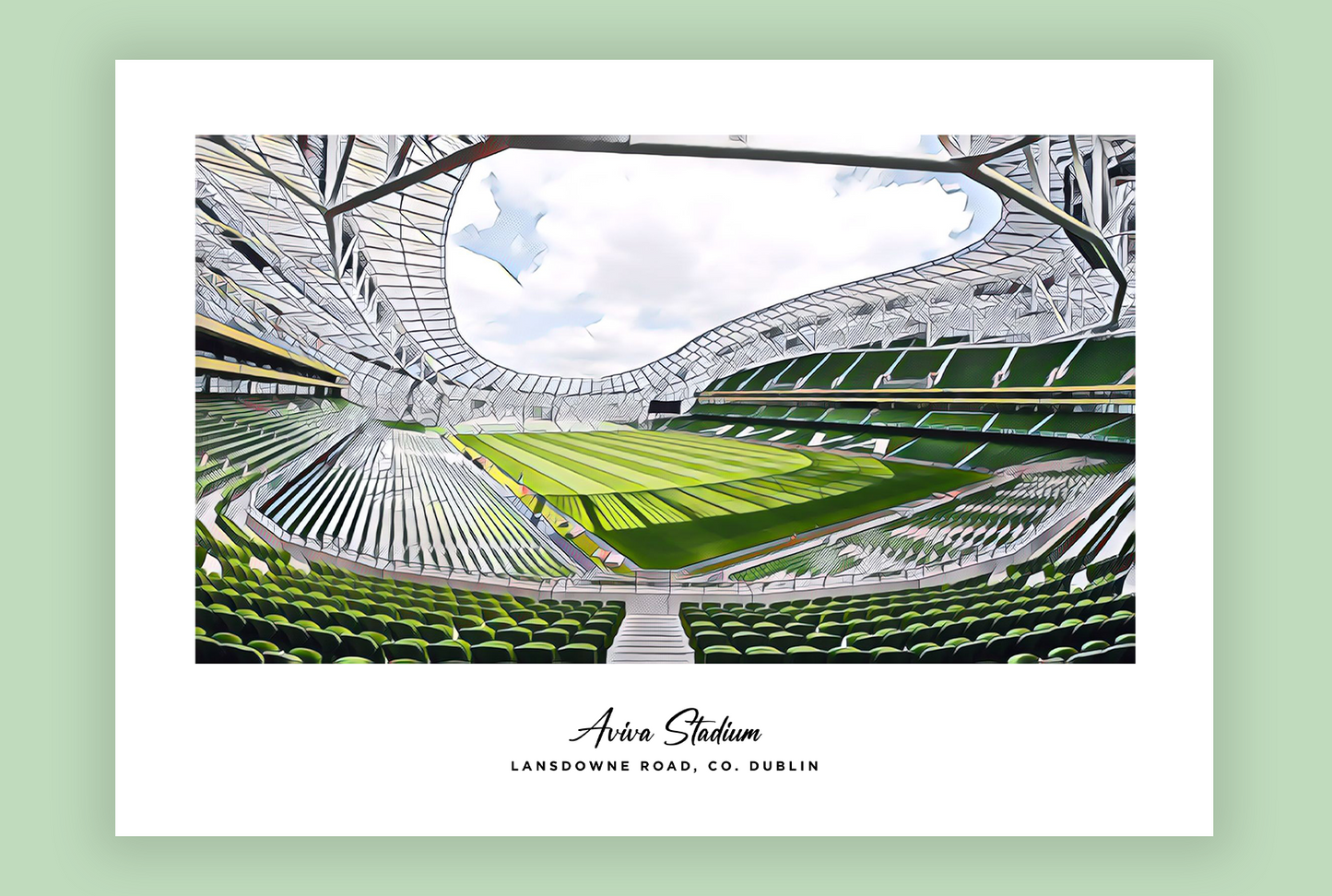 Aviva Stadium - Premium Print