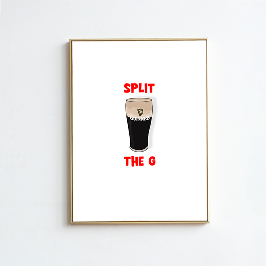 Split The G - Irish Premium Print